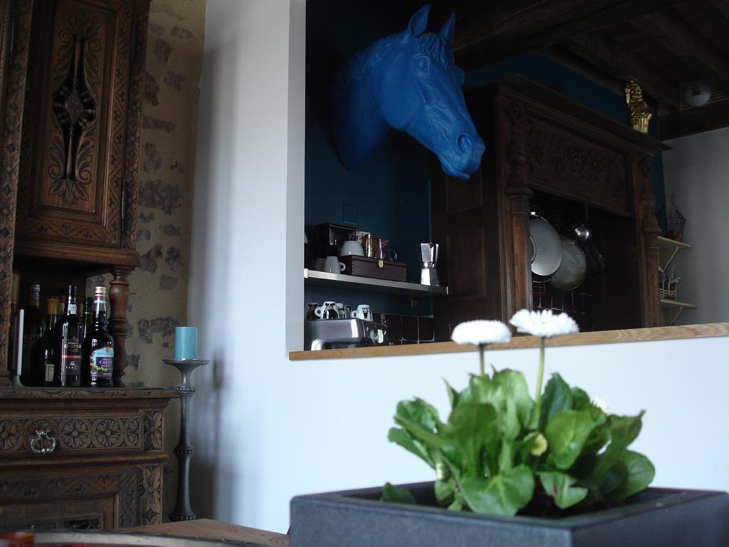 Au Cheval Bleu Bed & Breakfast Fontenay-près-Vézelay Eksteriør bilde